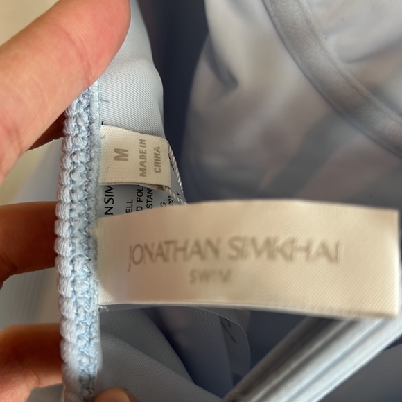 Jonathan Simkhai Noa Belted One Piece Sky swimsuit - Picture 13 of 13